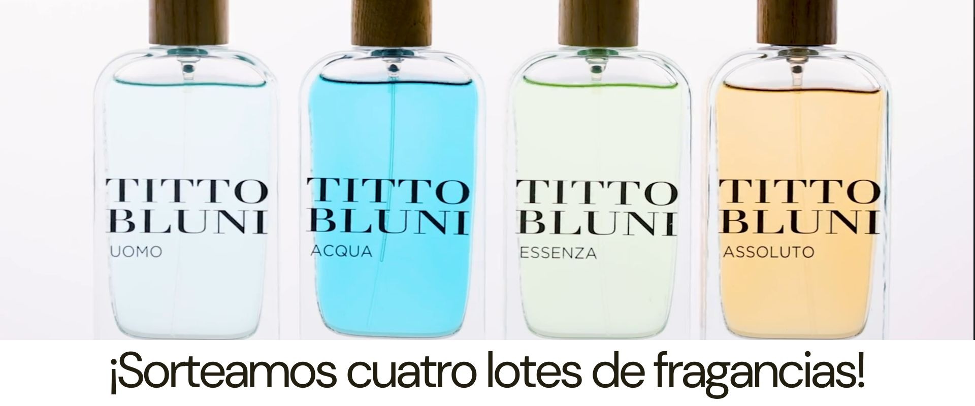 ¡Consigue un lote con las fragancias Titto Bluni!